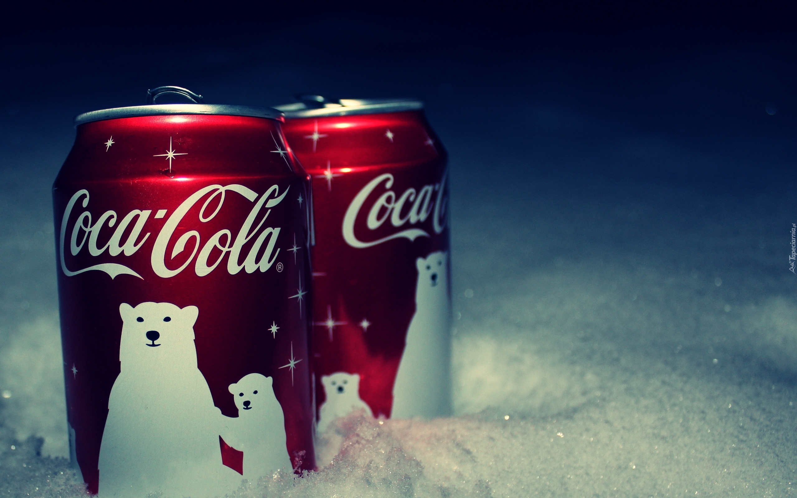Puszki, Coca, Cola, Śnieg