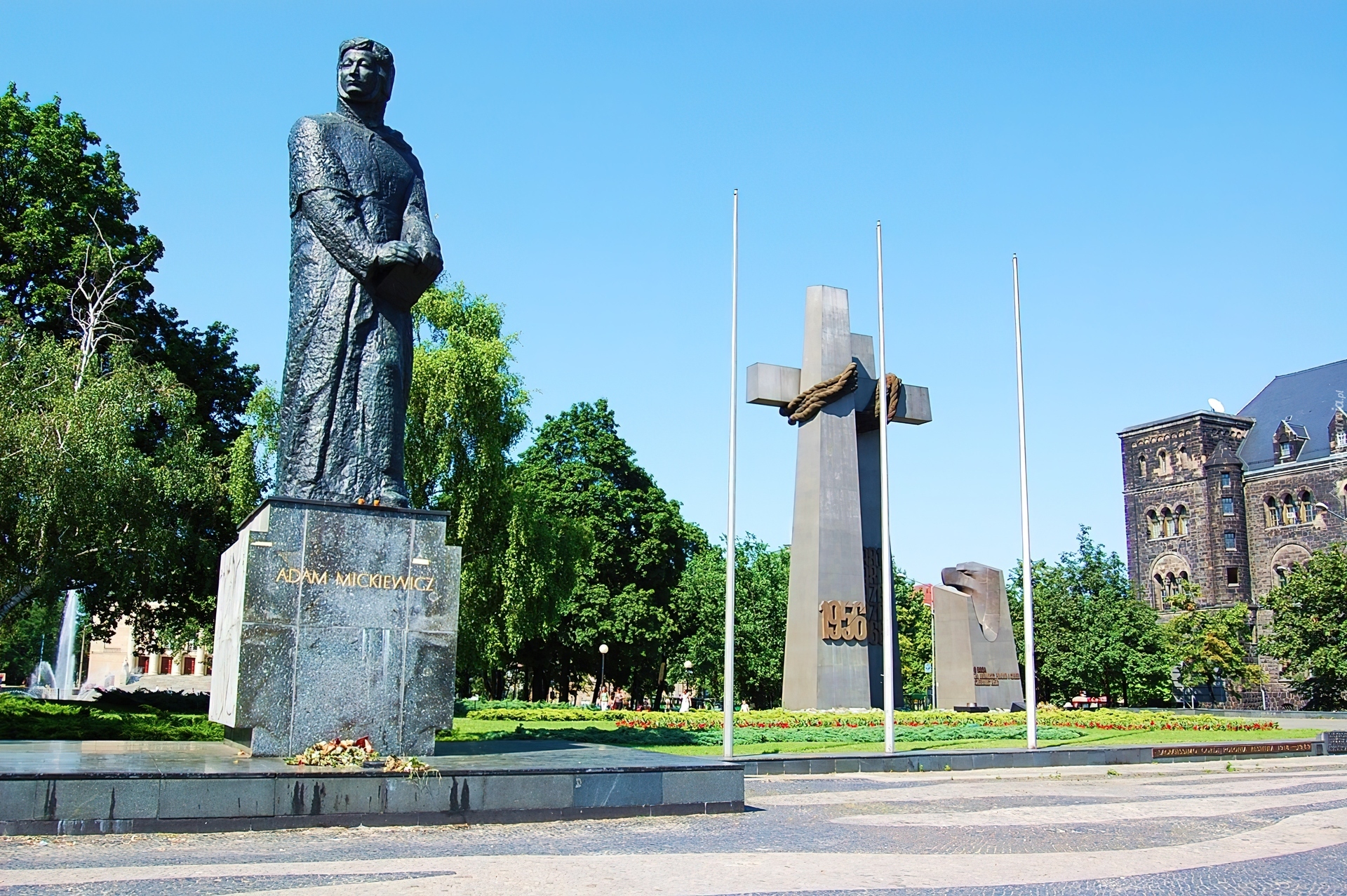 Pomnik, Adama Mickiewicza, Poznań