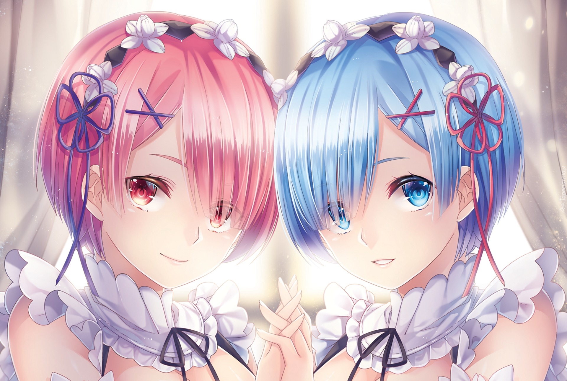 Manga Anime, Re:Zero − Starting Life in Another World, Siostry, Ram, Rem