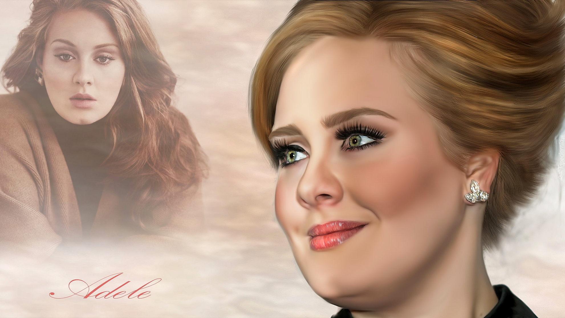 Piosenkarka, Adele, Grafika