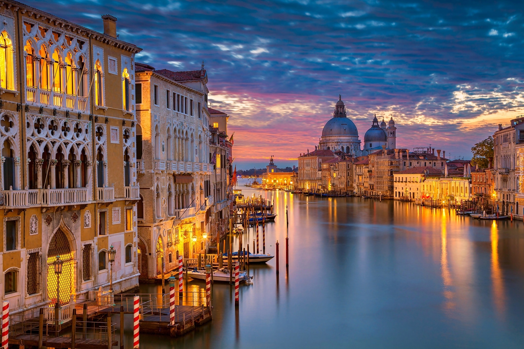 Włochy, Wenecja, Katedra, Bazylika św. Marka, Kanał Canal Grande