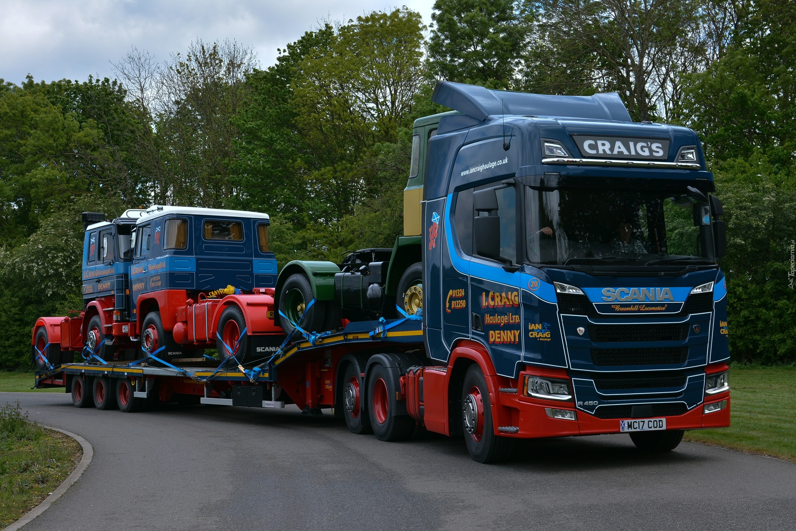 Scania R450, Ciężarówka, Naczepa