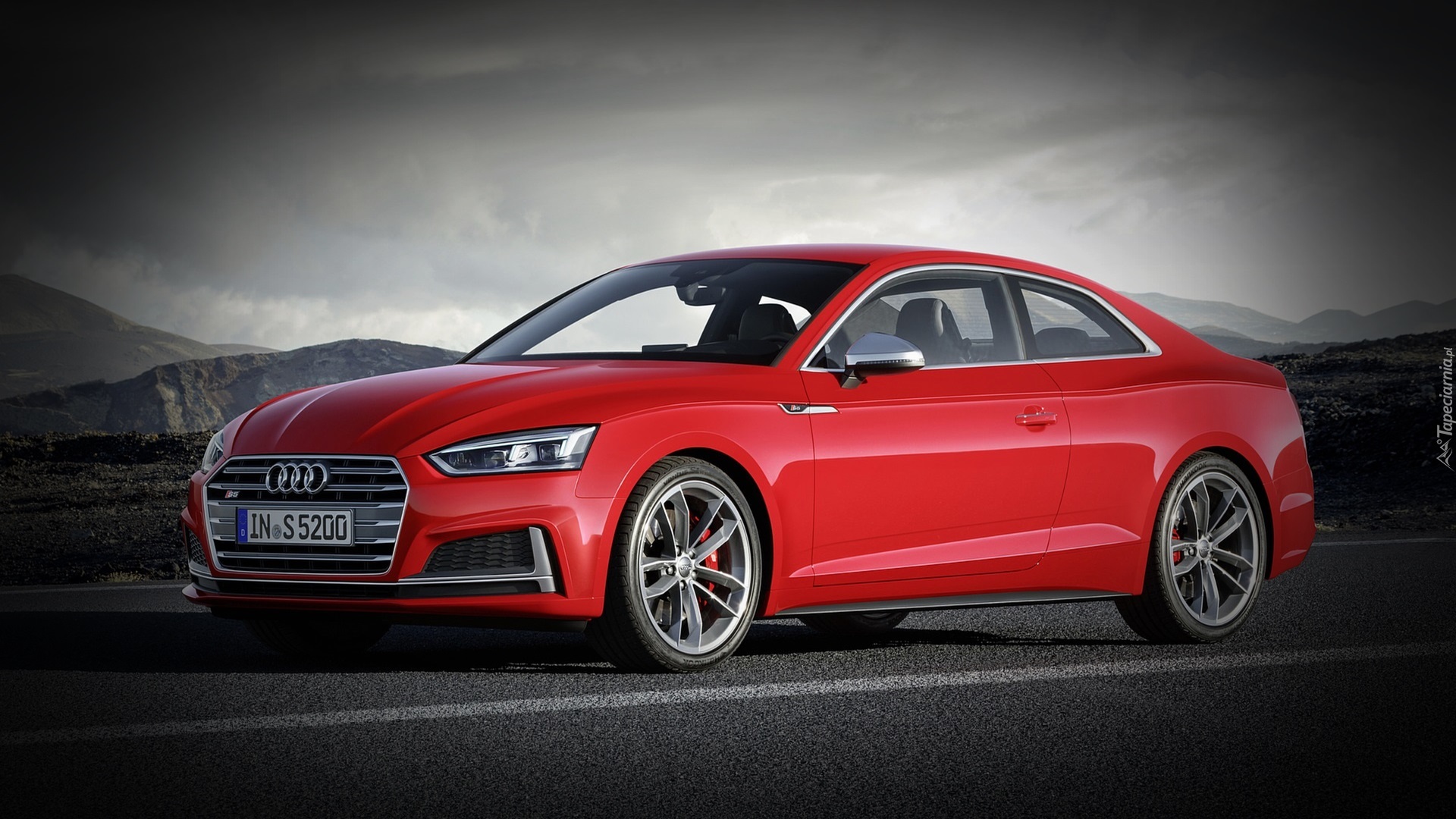 Czerwone, Audi, S5