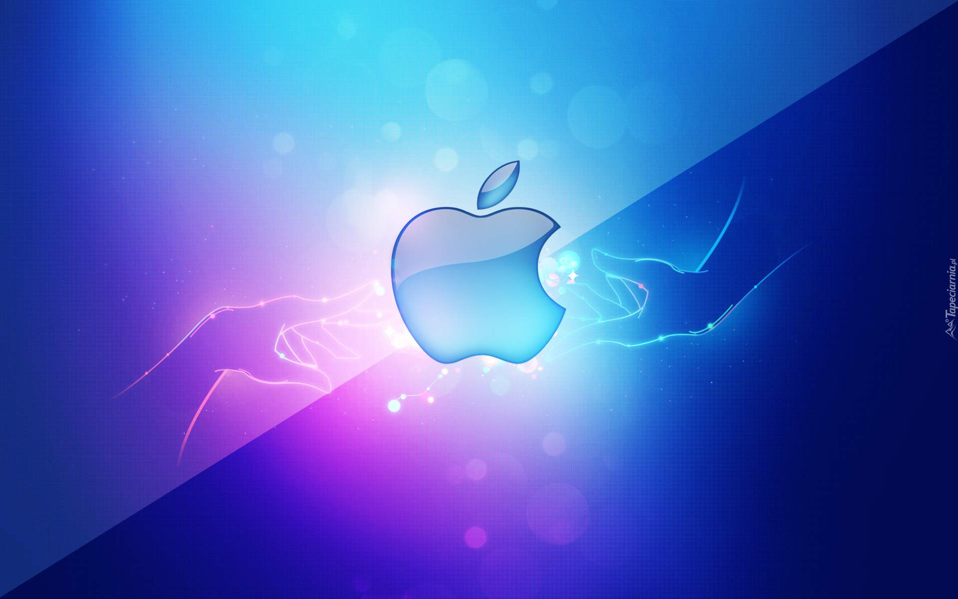 Logo, Apple, Dłonie