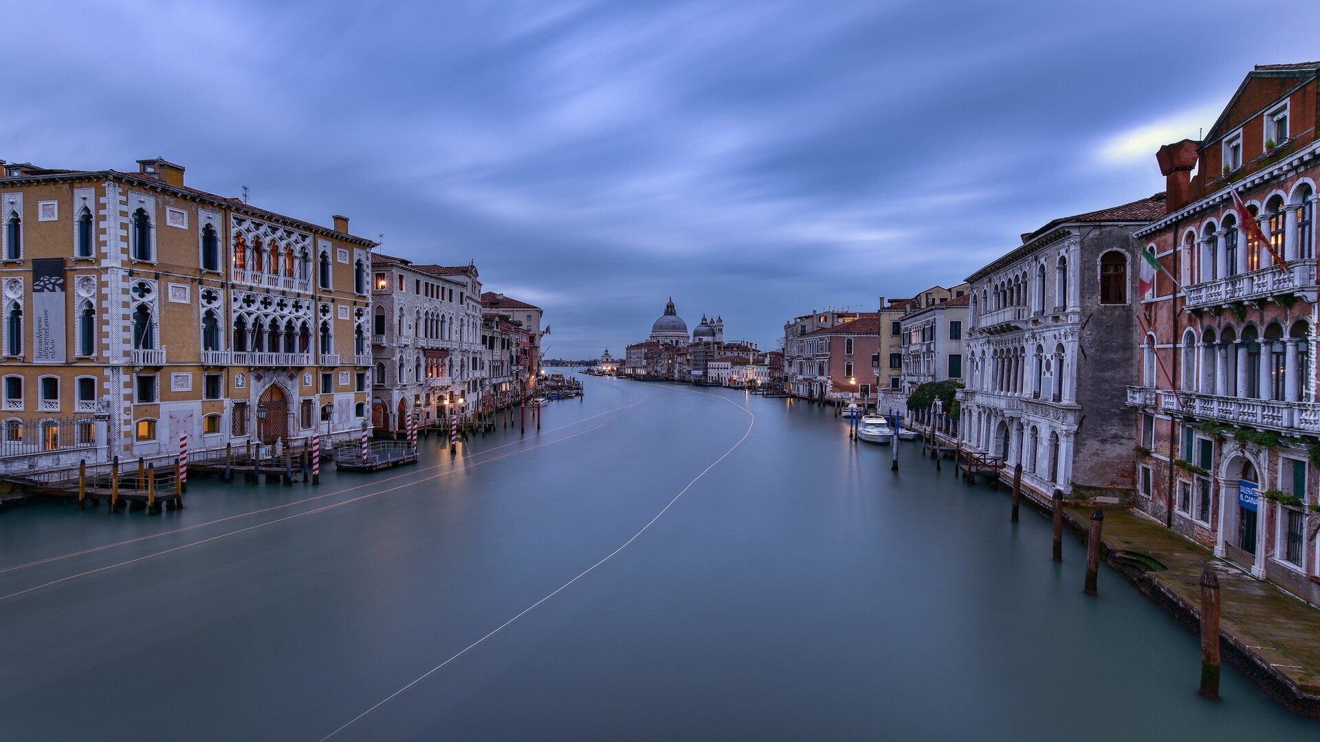 Canal Grande, Kanał, Domy, Wenecja, Włochy