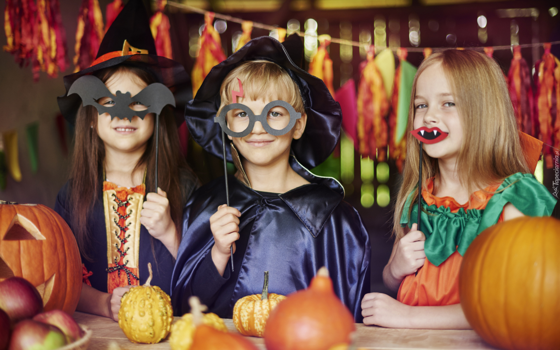 Halloween, Dzieci, Maski, Kostiumy