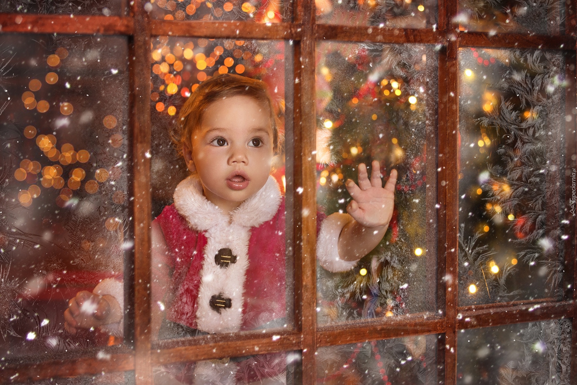 Dziecko, Okno, Święta