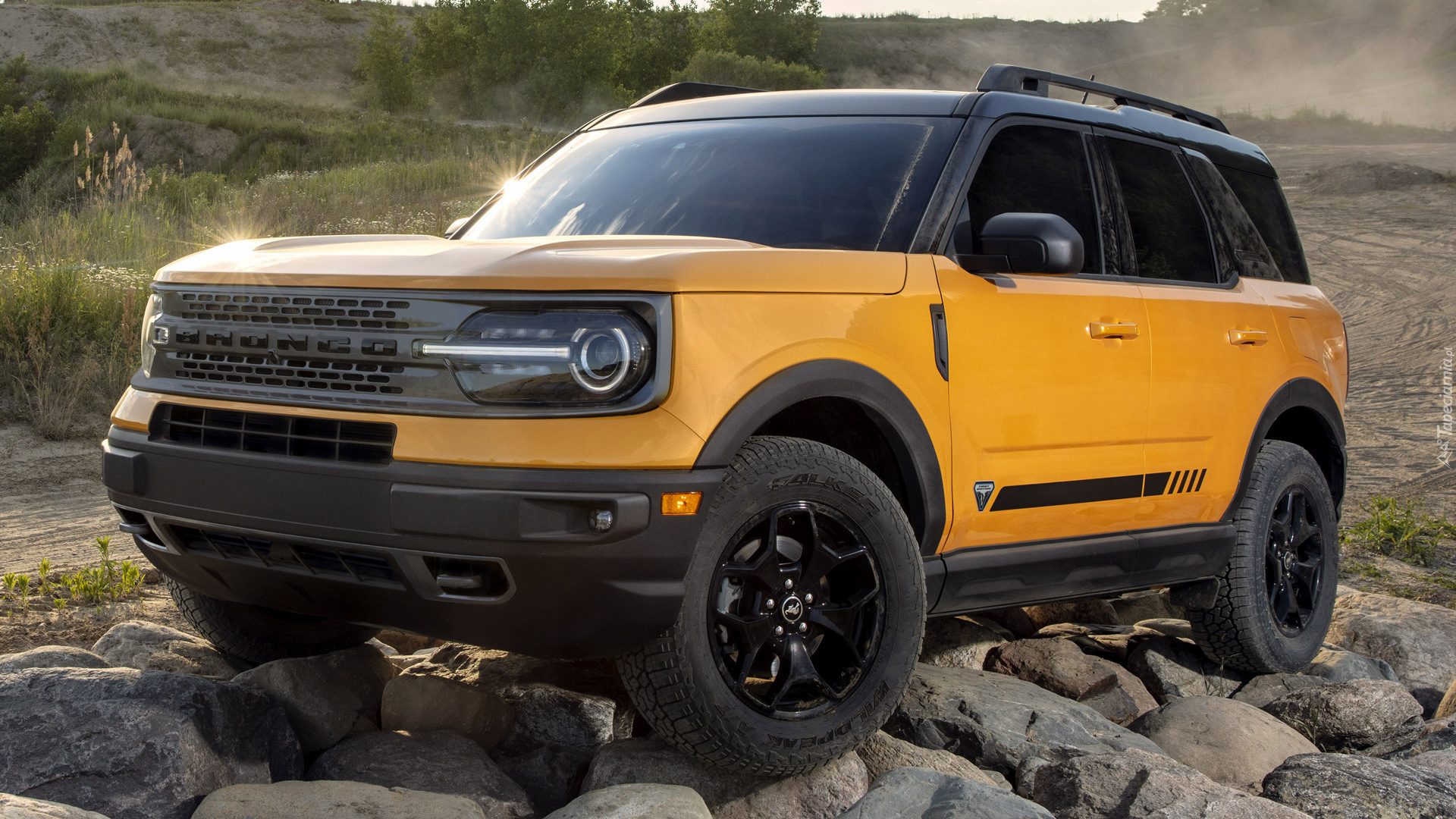 Żółty, Ford Bronco, 2020