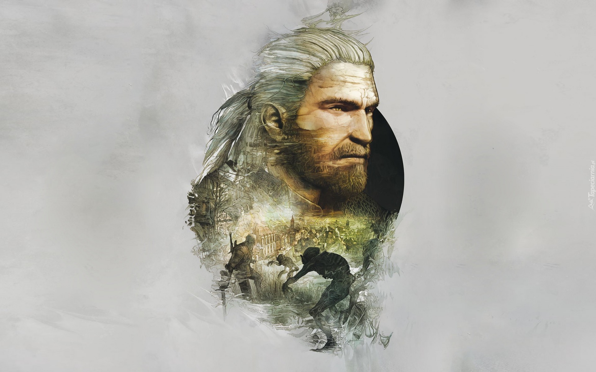 Gra, Wiedźmin 3, Mężczyzna, Wojownik, Geralt