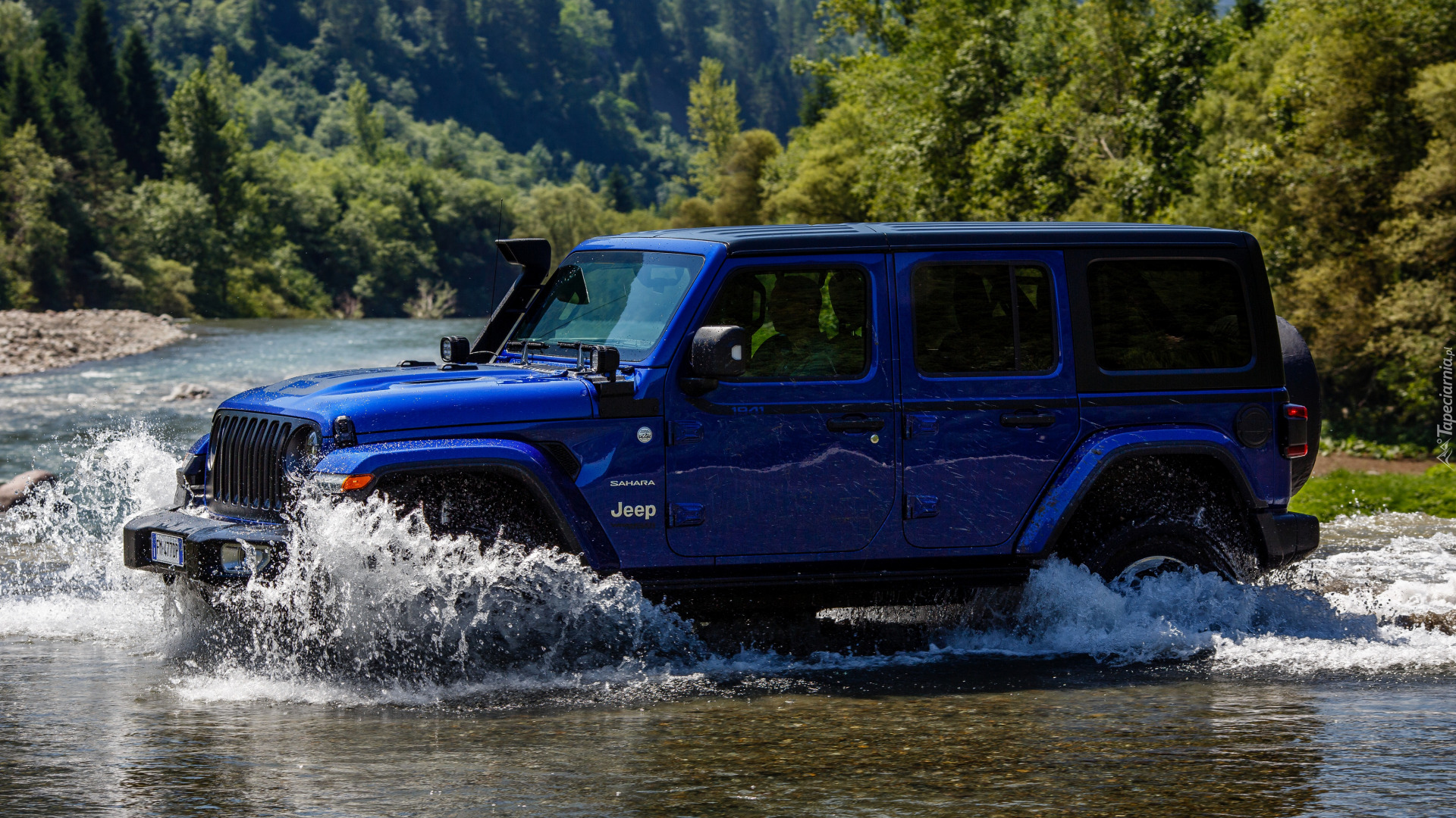 Niebieski, Jeep Wrangler Unlimited