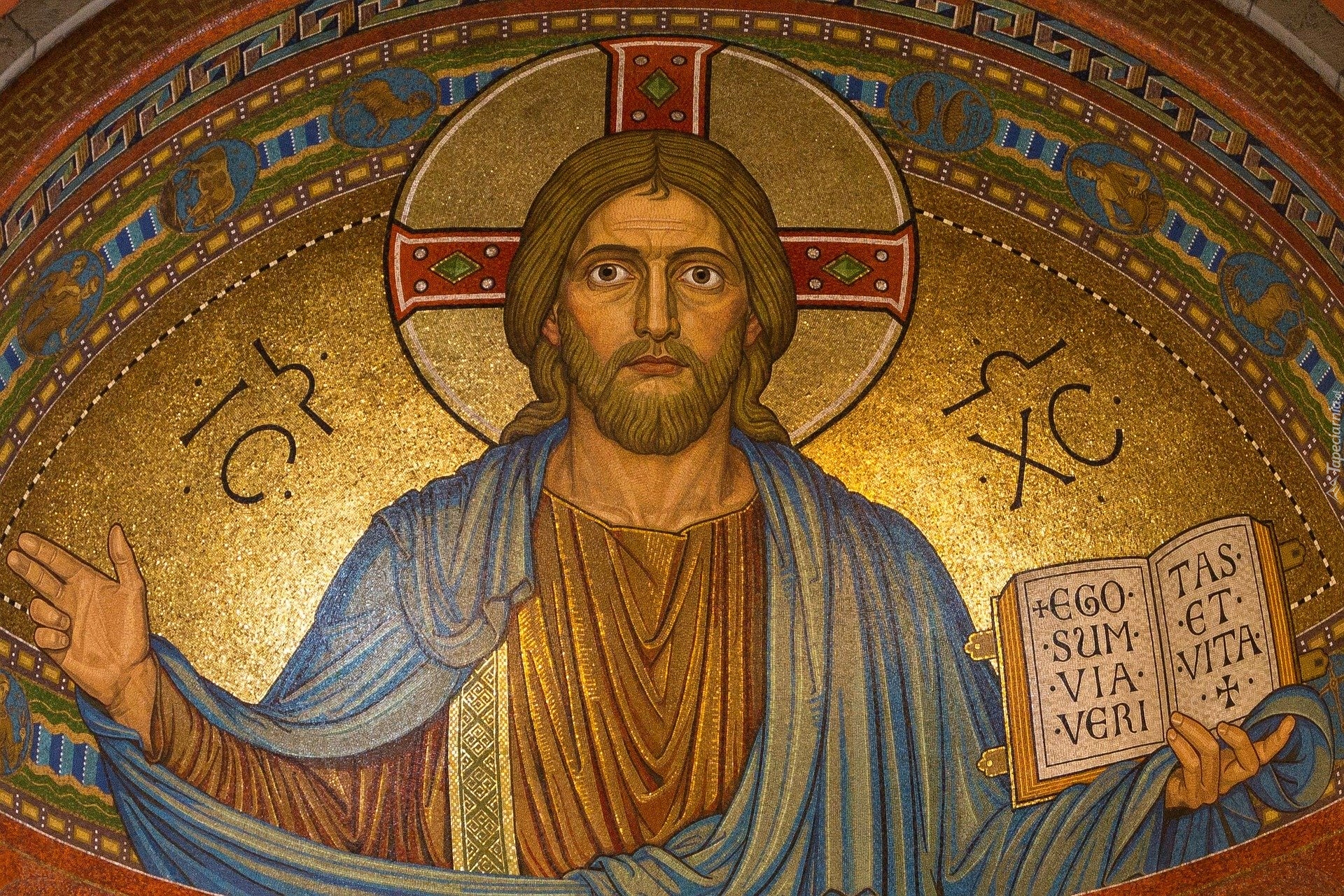 Jezus Chrystus, Mozaika
