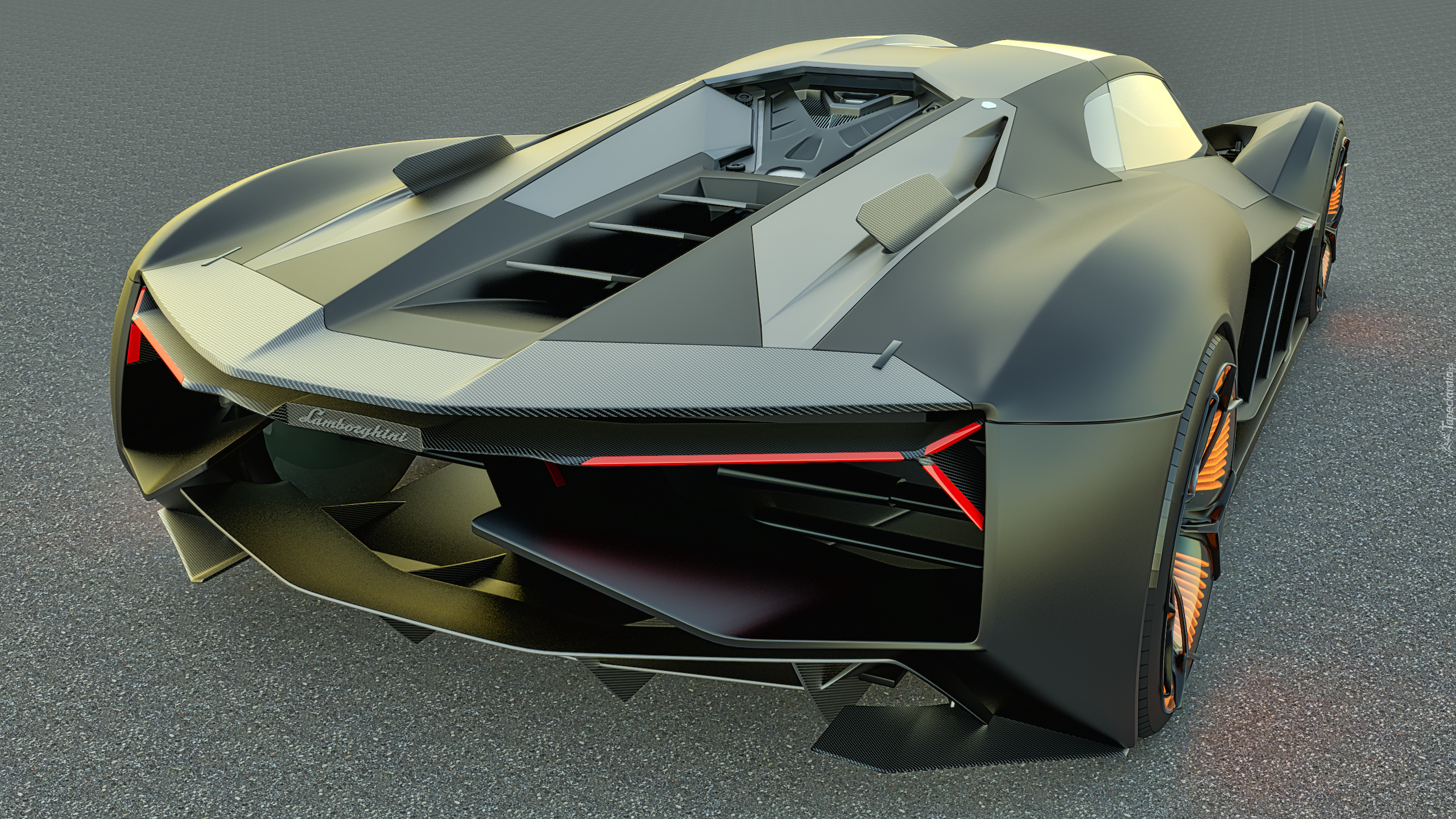 Lamborghini Terzo Millennio Concept, Tył