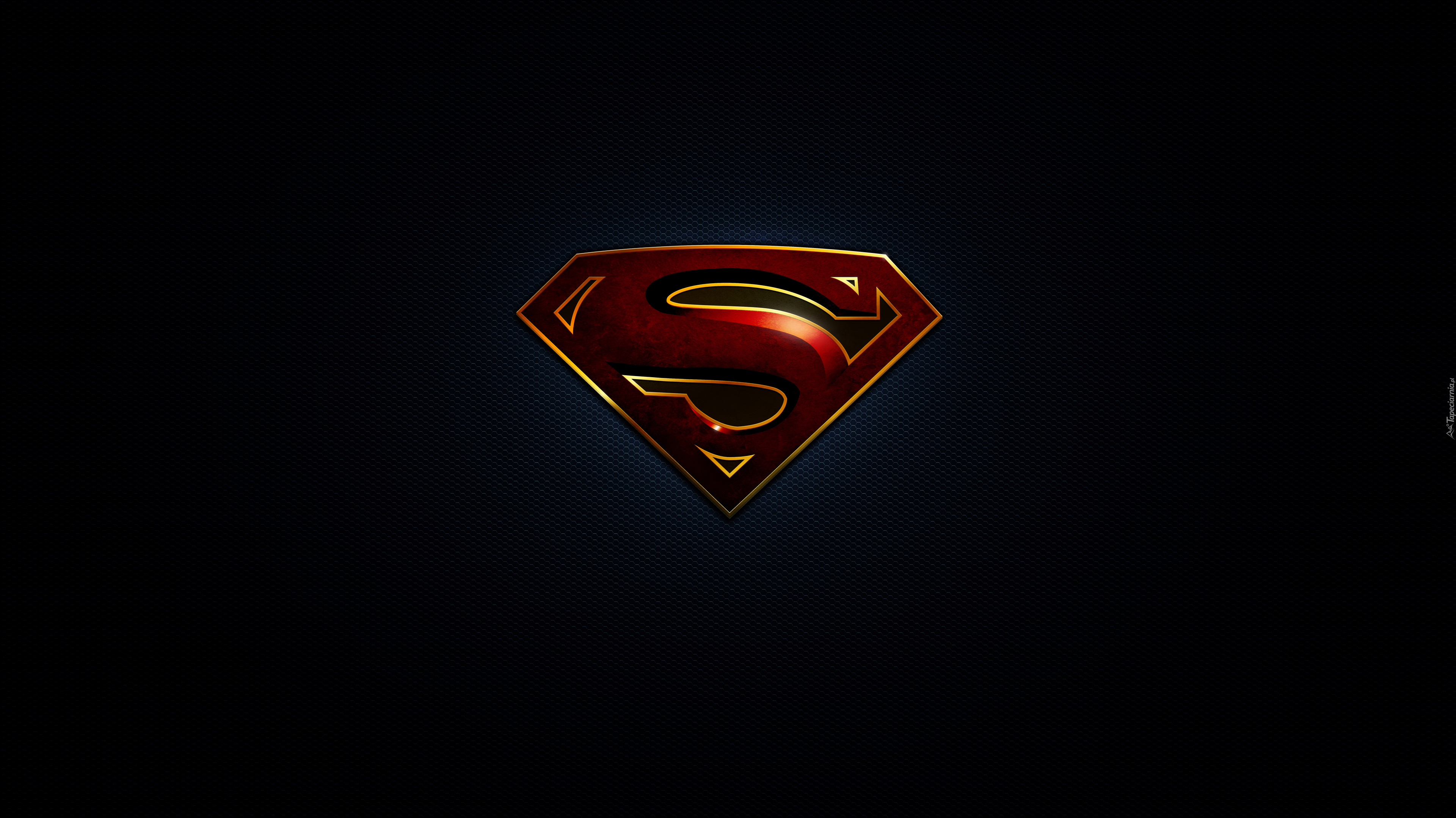 Logo, Superman, Ciemne, Tło