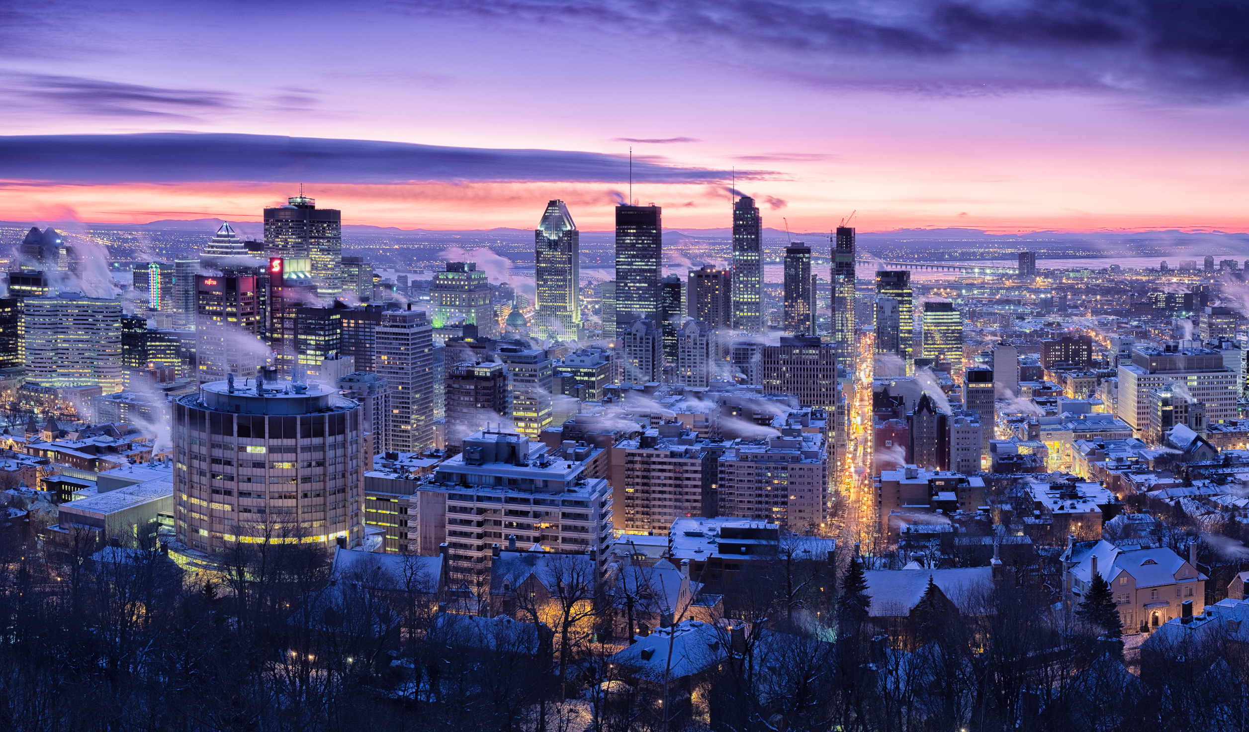 Kanada, Montreal, Wieżowce, Miasto