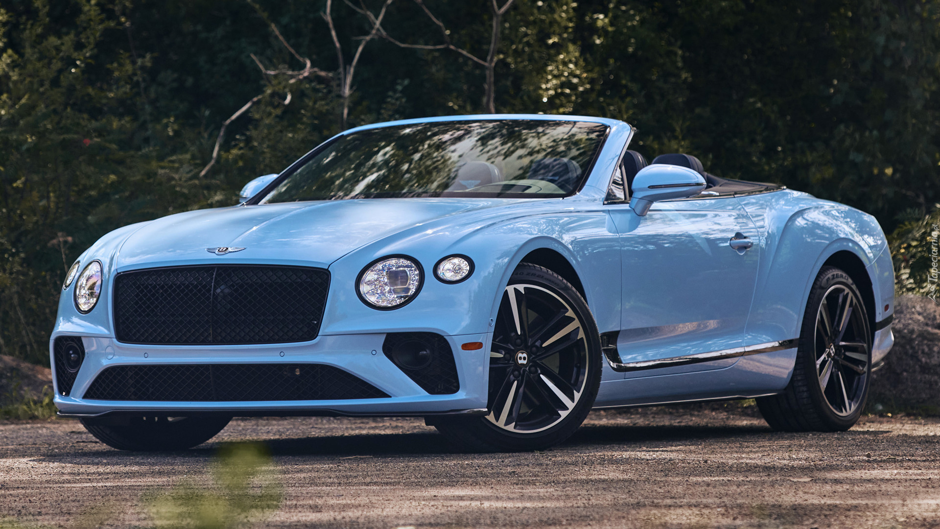 Niebieski, Bentley Continental GT Cabrio