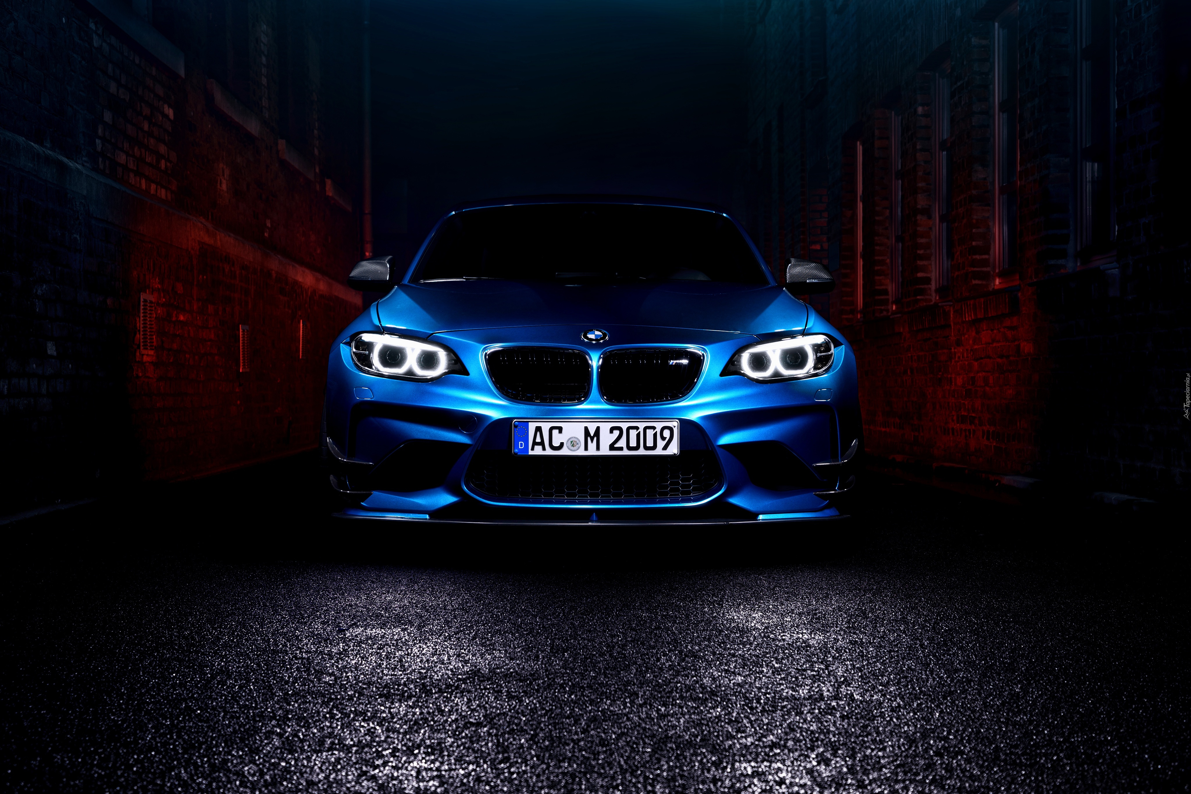 Niebieskie, BMW M2 F87, 2015