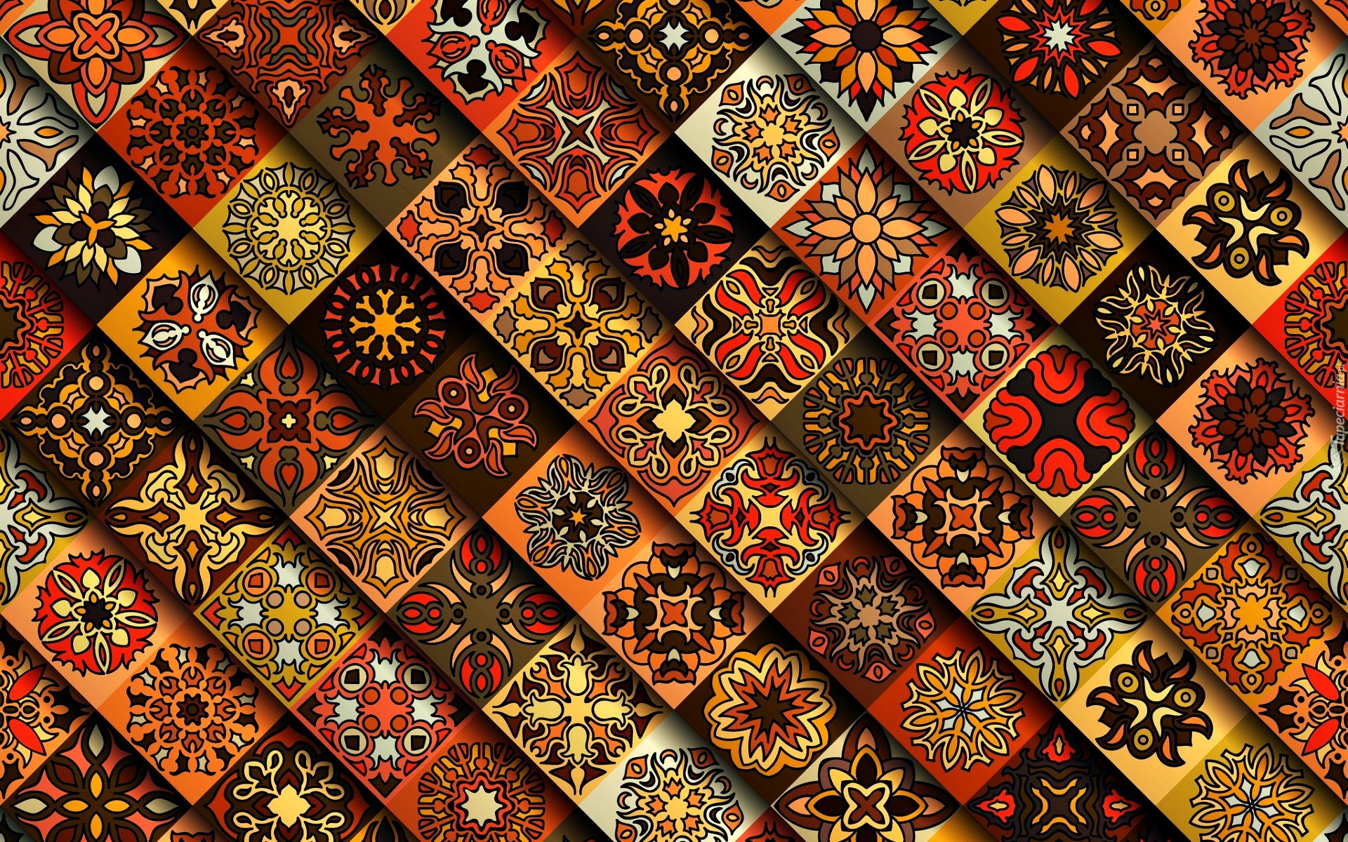 Orientalne, Ornamenty, Tekstura