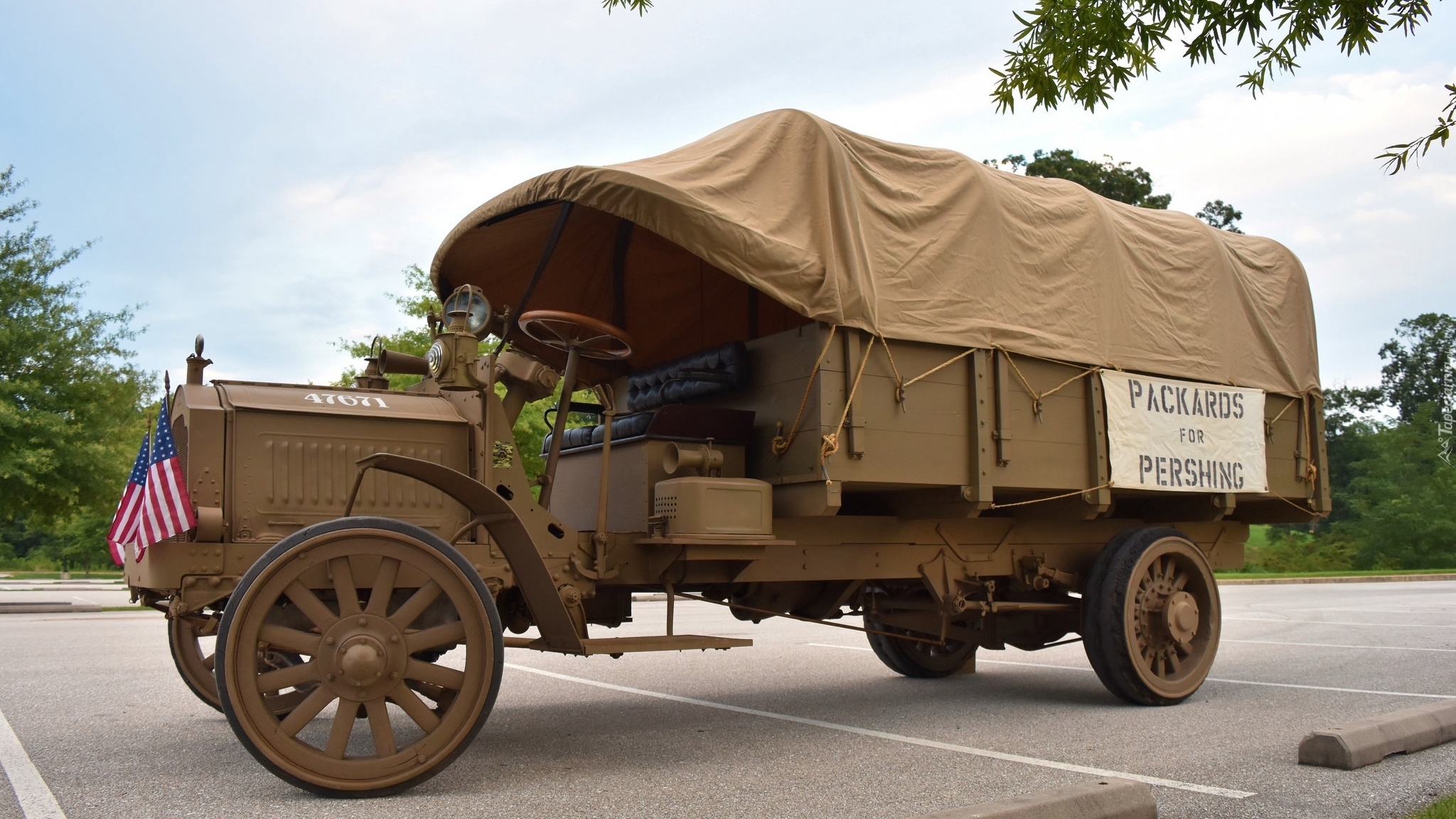 Zabytkowy, Wojskowy, Packard Army Truck, 1918