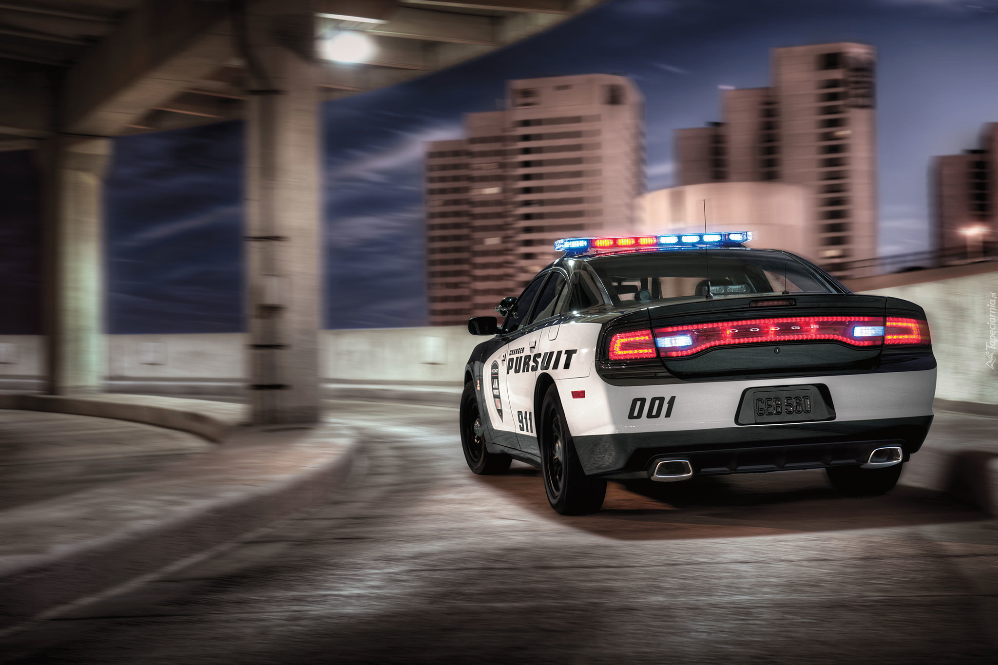 Samochód, Policyjny, Dodge Charger, 2011