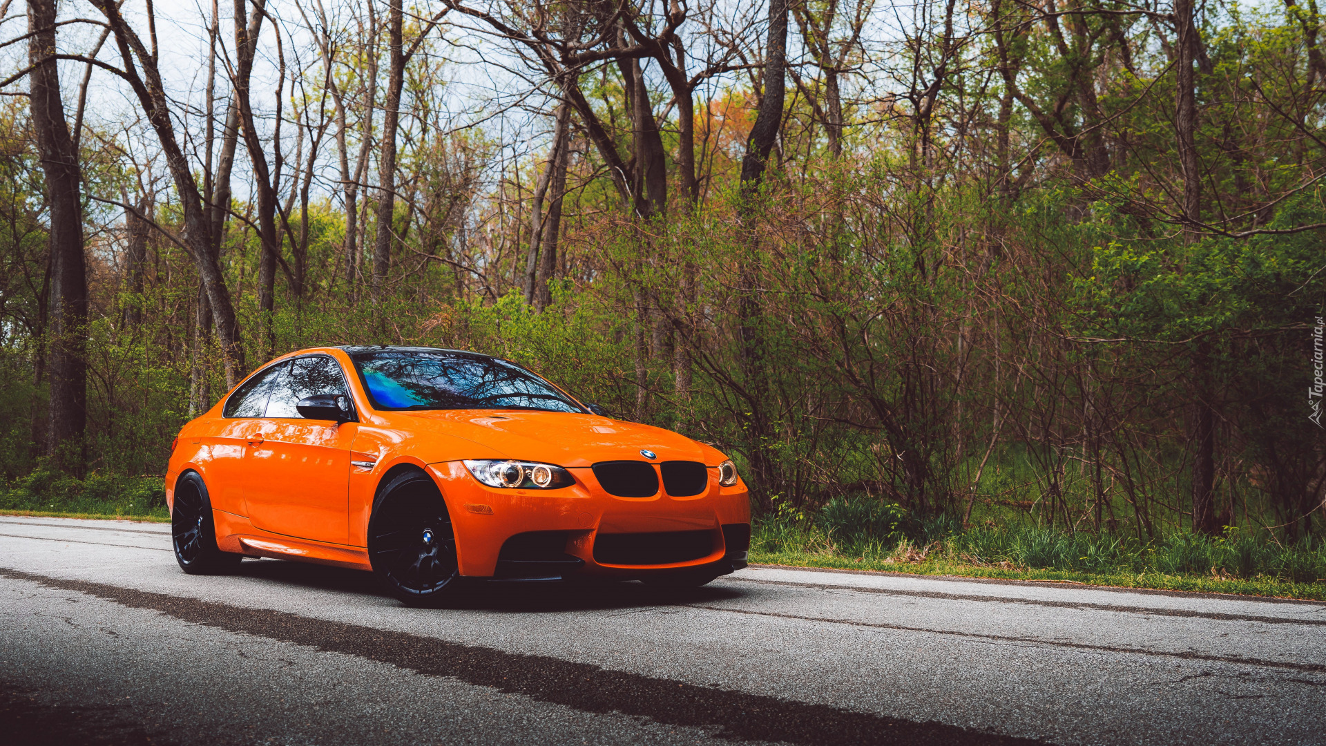Pomarańczowe, BMW M3 E92, Droga