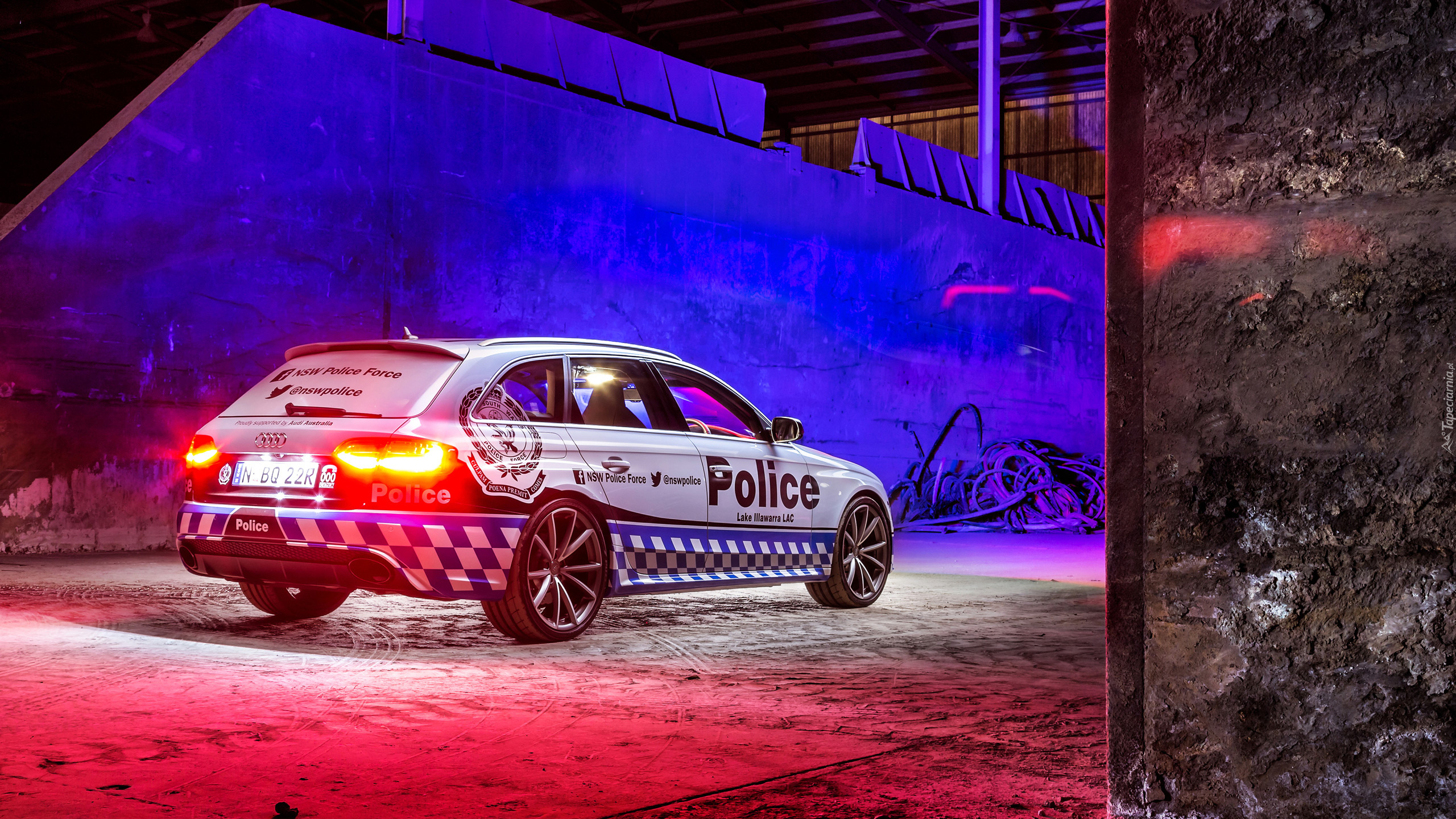 Audi RS4 Avant, Samochód policyjny