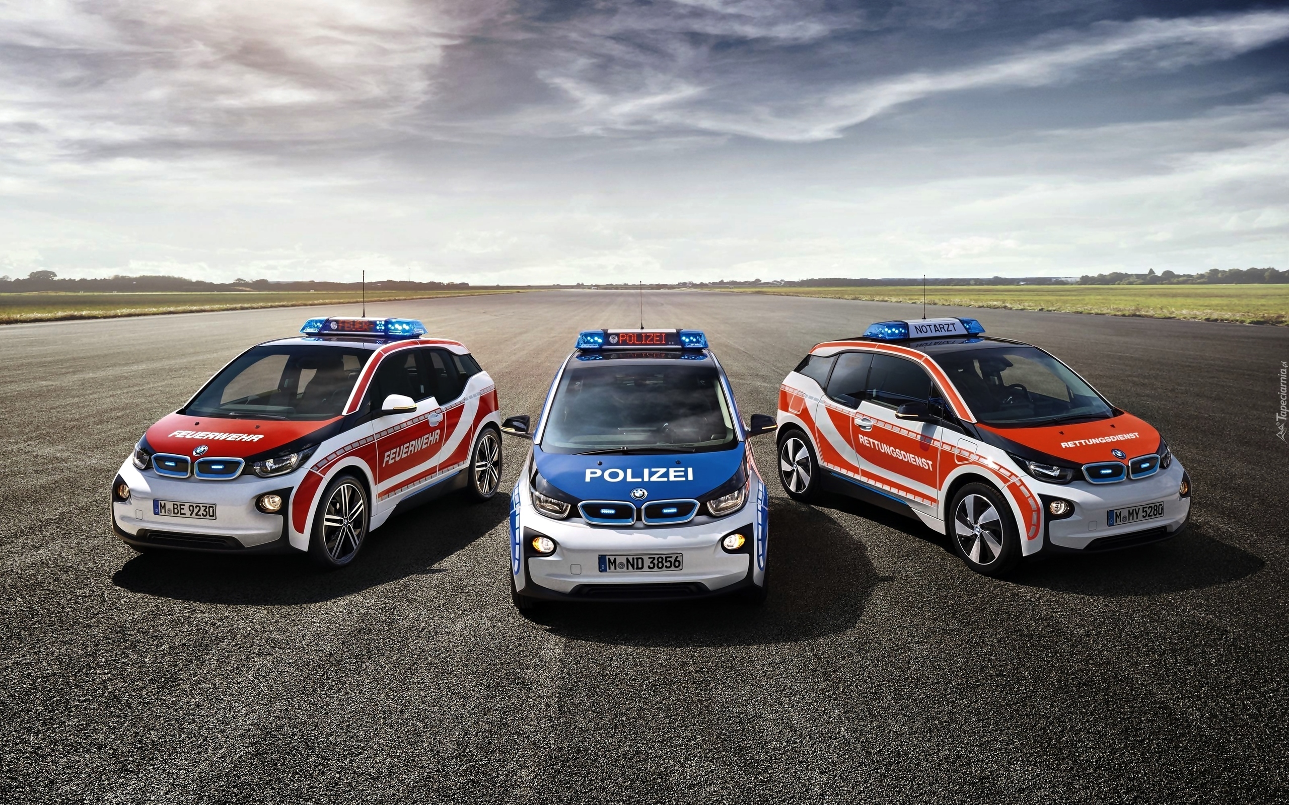 BMW i3, Strażacki, Policyjny, Ambulans, 2016