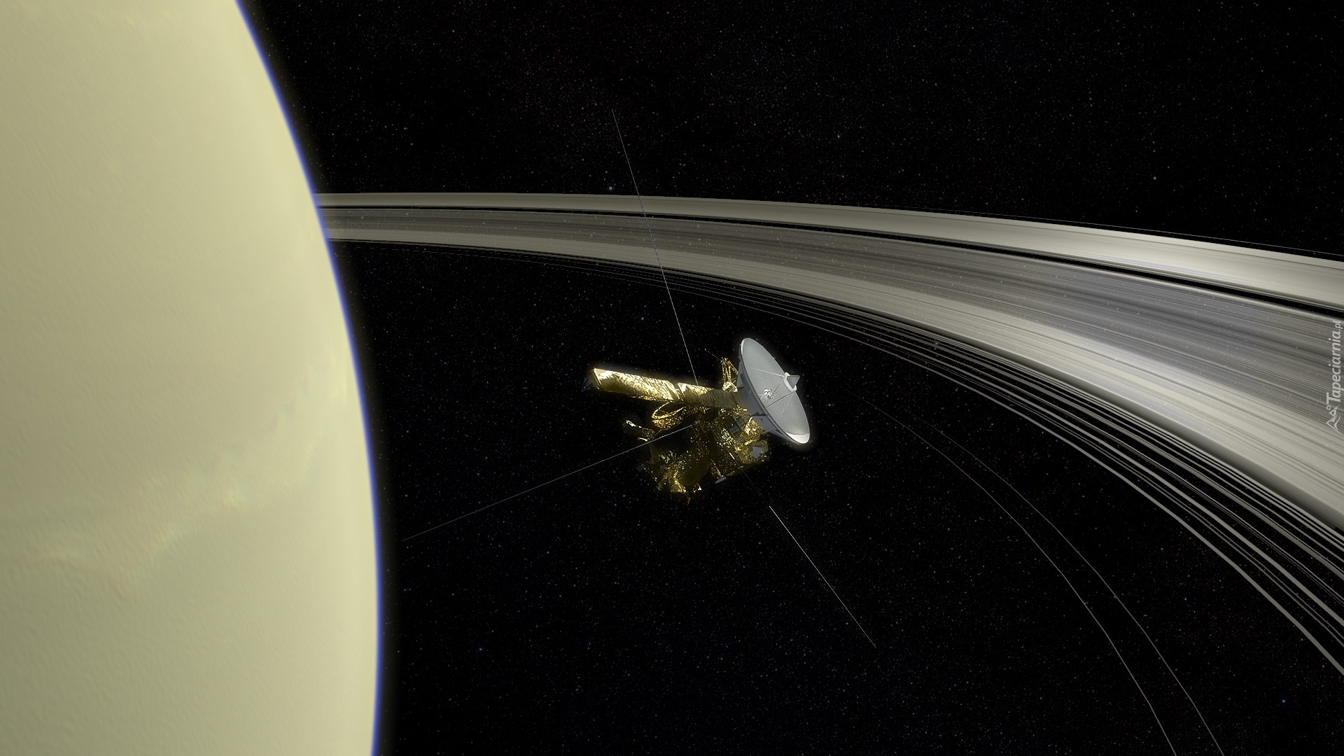 Kosmos, Planeta, Saturn, Satelita Cassini