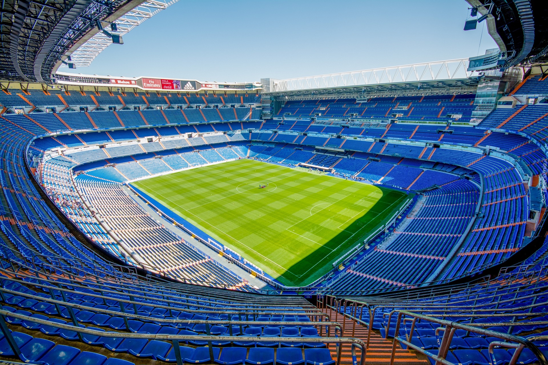 Stadion, Estadio Santiago Bernabeu, Madryt, Hiszpania