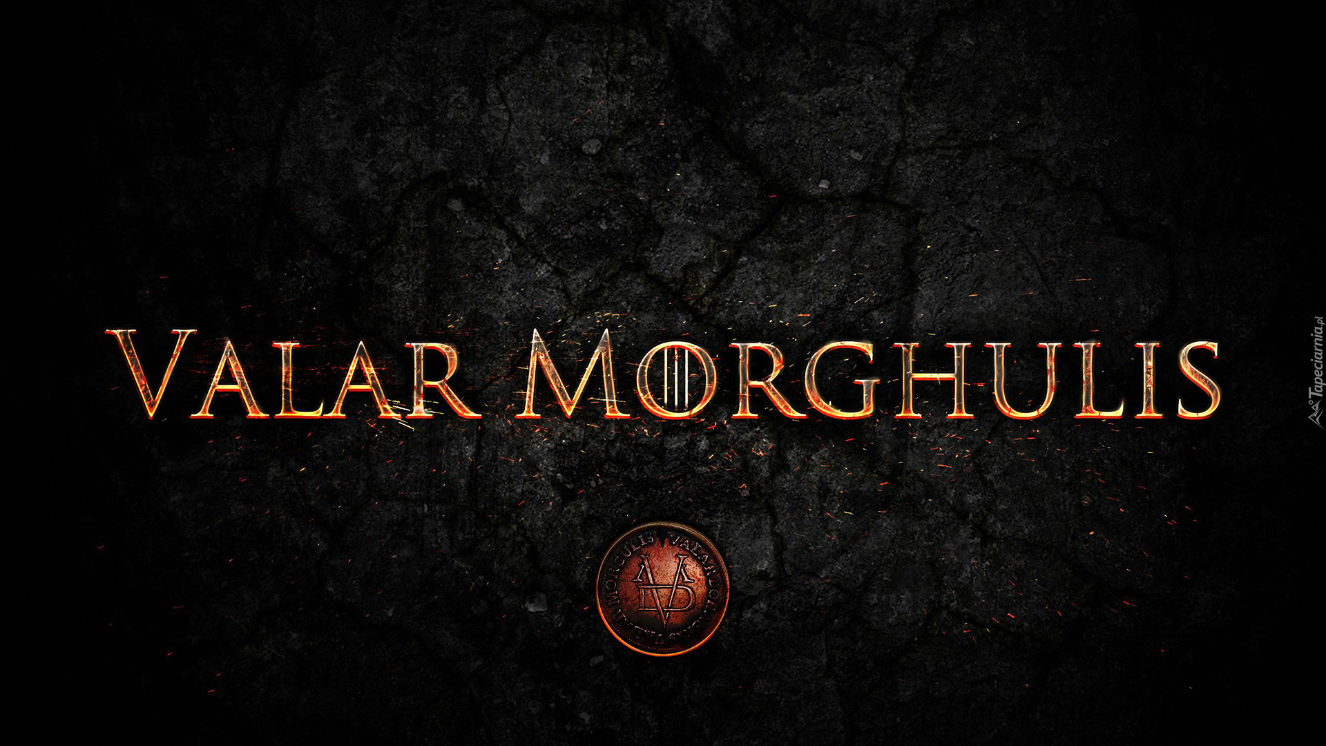 Gra o tron, Game of Thrones, Valar Morghulis, Czarne, Tło