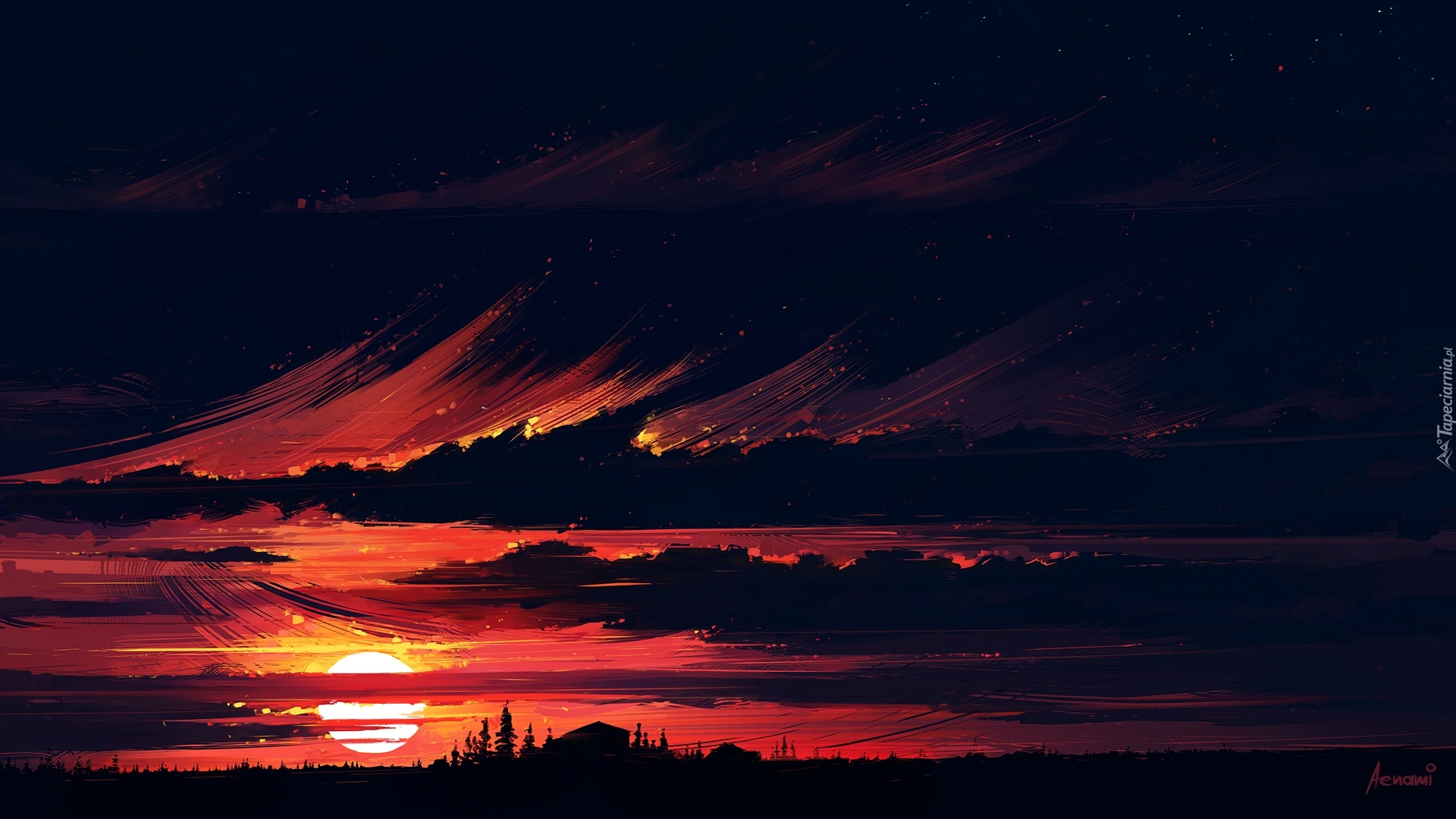 Paintography, Zachód słońca