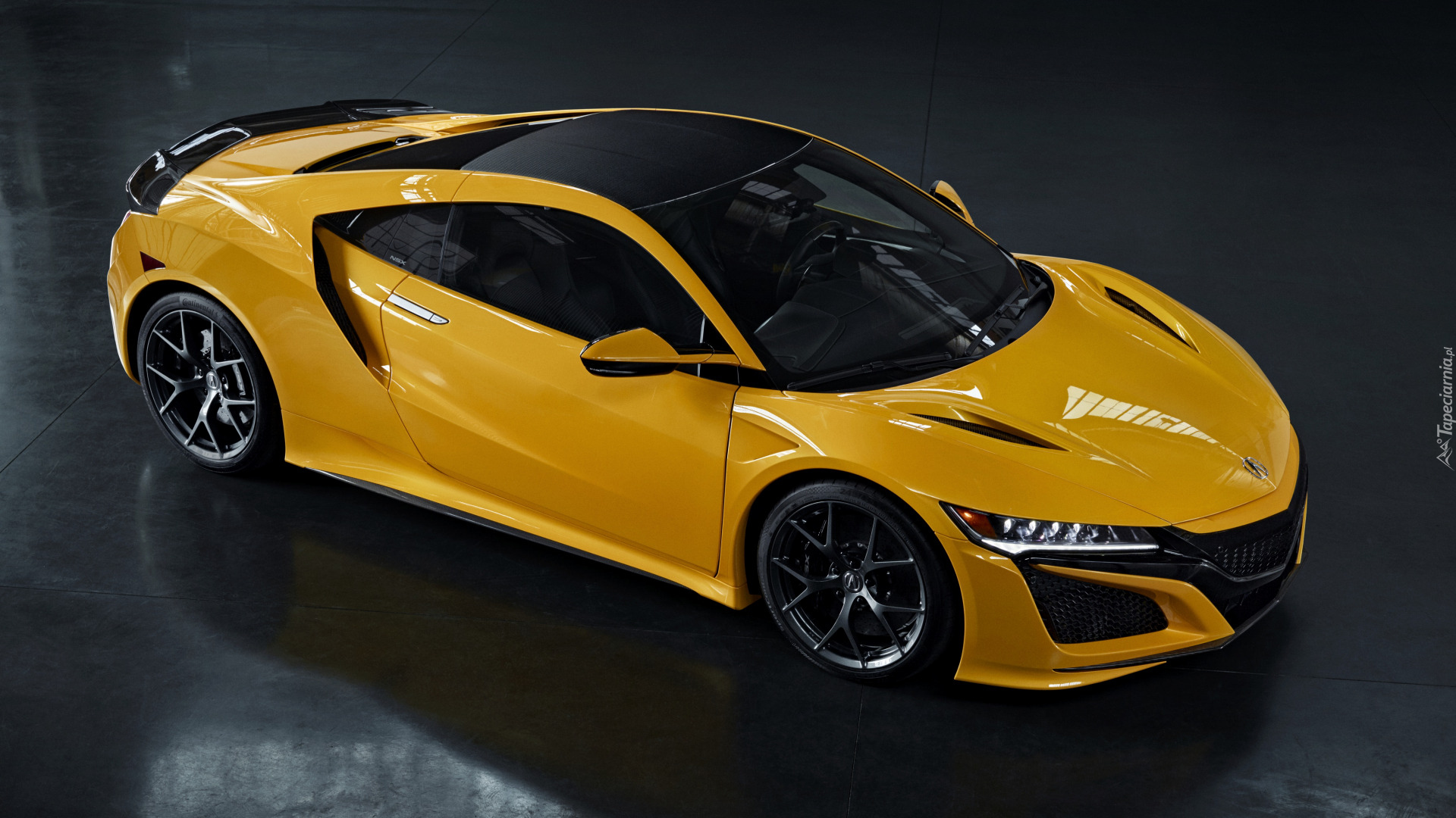 Żółta, Acura NSX, 2020