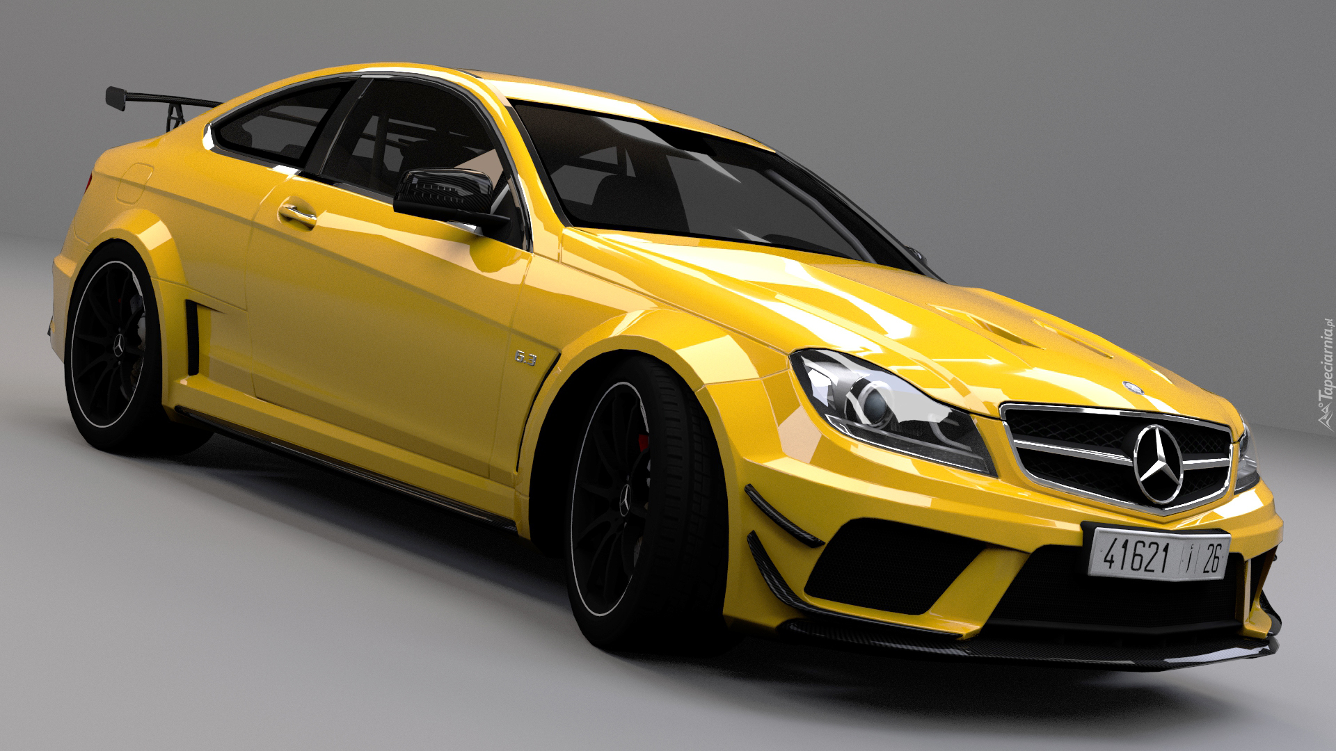 Żółty, Mercedes-Benz C63 AMG