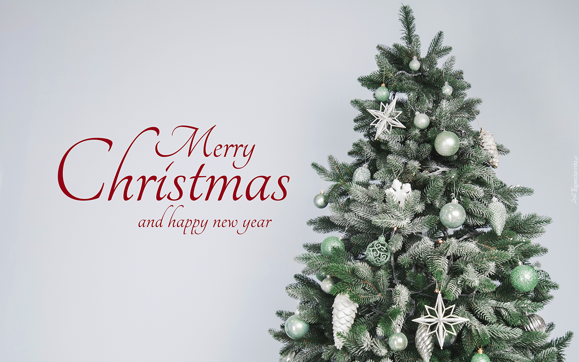 Boże Narodzenie, Nowy Rok, Choinka, Życzenia, Merry Christmas, Happy New Year
