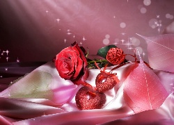Róża, Walentynkowe, Serduszka