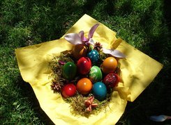 Wielkanocne, Kolorowe, Pisanki