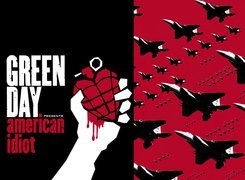 Green Day, Okładka, Płyty, American Idiot
