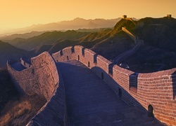Wielki Mur Chiński, Wzgórza