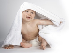 Roześmiane, Dziecko, Ręcznik