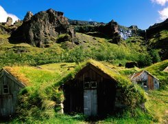 Islandia, Góry, Domek