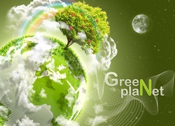 Zielona, Planeta, Drzewko