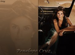 Penelope Cruz, jeep