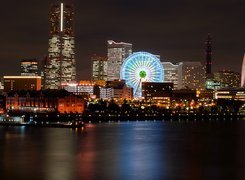 Japonia, Yokohama, Noc