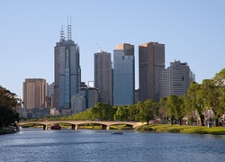 Melbourne, Woda, Most, Architektura