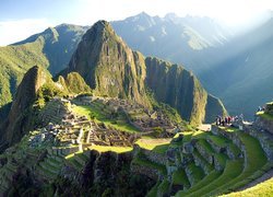 Machu Picchu, Góry, Ruiny