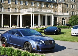 Samochód, Bentley, Niebieski