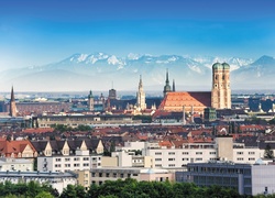 Panorama, Miasta, Monachium, Niemcy