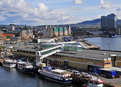 Miasto, Norwegia, Port, Terminal