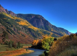 Góry, Rzeka, Jesień