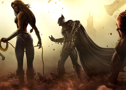 Injustice Gods Among Us, Wonder Woman, Batman, Flash