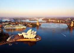 Australia, Sydney, Sydney Opera House, Zatoka, Most